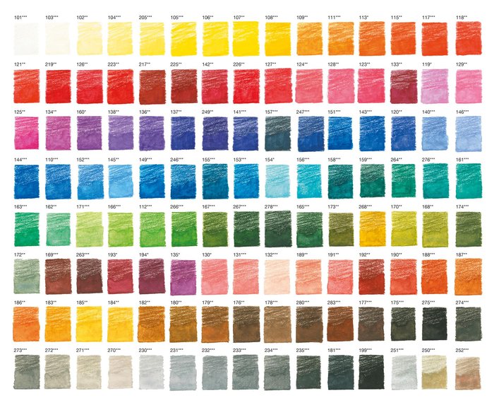 Faber castell albrecht dürer watercolor pencils color chart - Best watercolor pencils