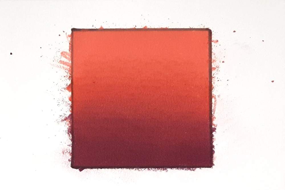 blending colored pencil using the burnishing method
