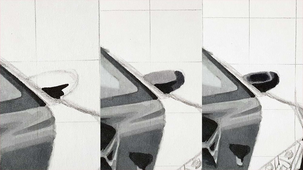 how to draw a lamborghini race car