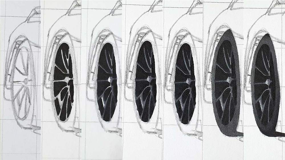 how to draw a lamborghini race car