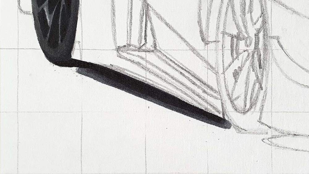 how to draw a lamborghini race car