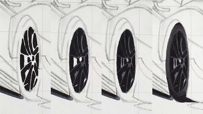 how to draw a lamborghini race car