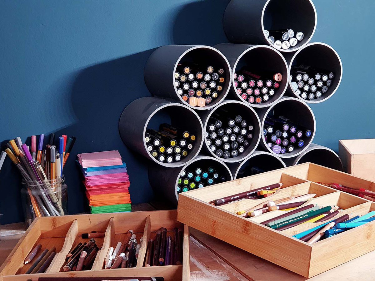 10 Art Supply Storage Ideas | Art Supply Organization