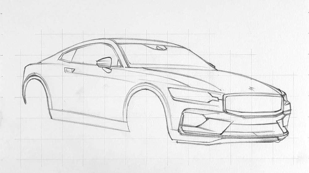 how to draw a car