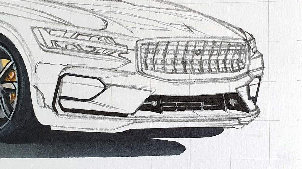how to draw a car