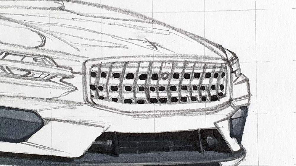 how to draw a car