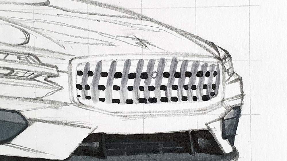 how to draw a car