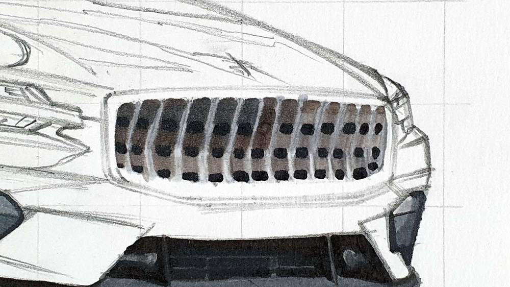 how to draw a car