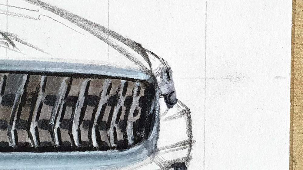 how to draw a car