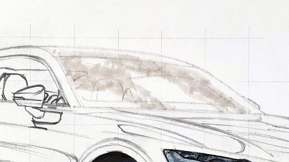 how to draw a car