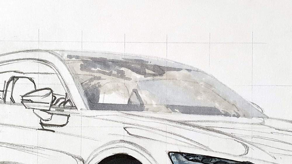 how to draw a car