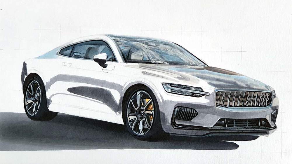 how to draw a car