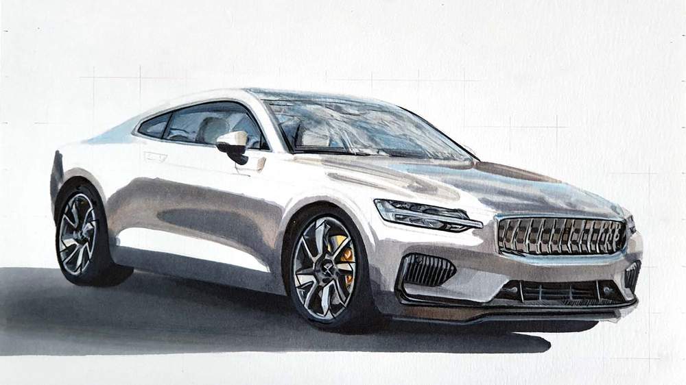 how to draw a car