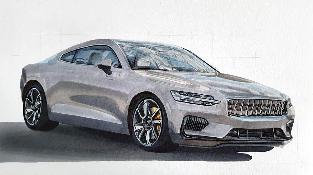 how to draw a car