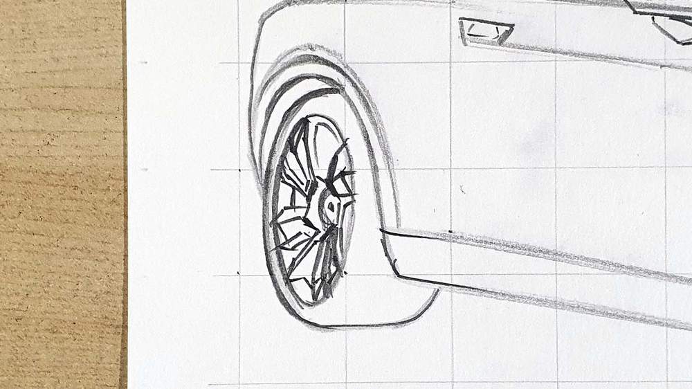 how to draw a car