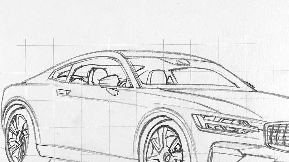 how to draw a car