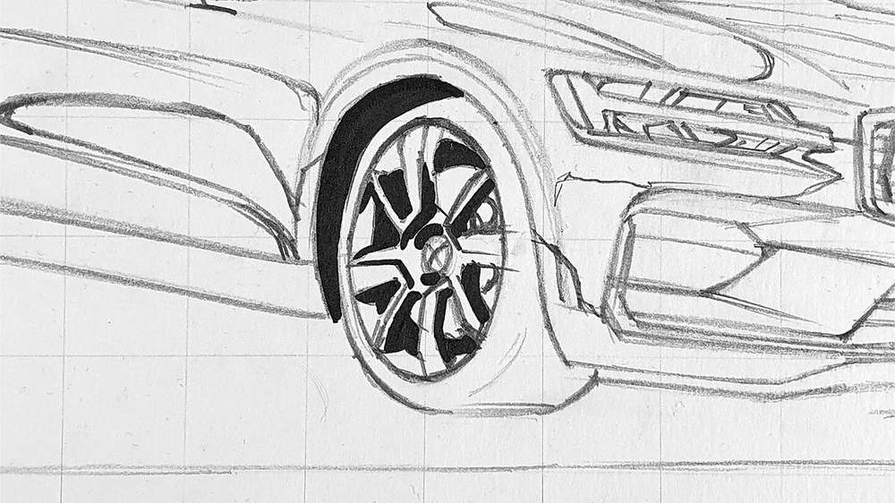 how to draw a car