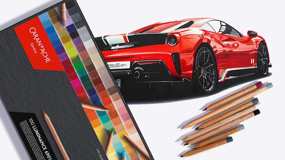 Top colored pencils