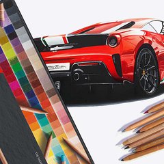 Top colored pencils