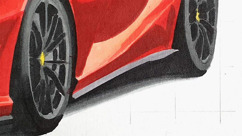 how to draw a ferrari 812 superfast