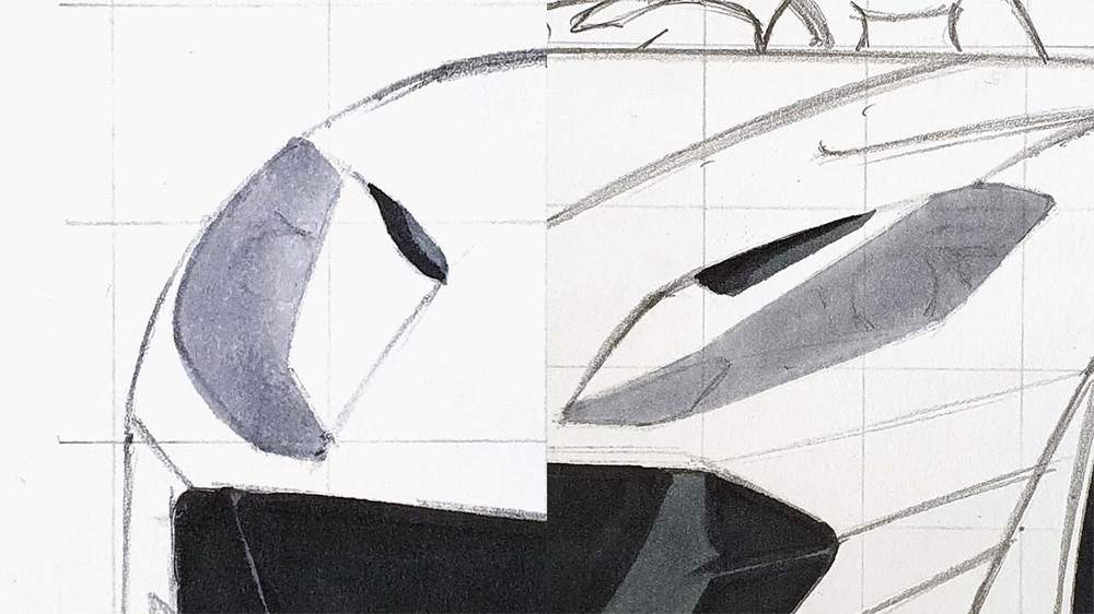 how to draw a ferrari 812 superfast