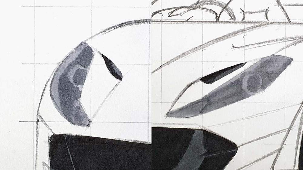 how to draw a ferrari 812 superfast