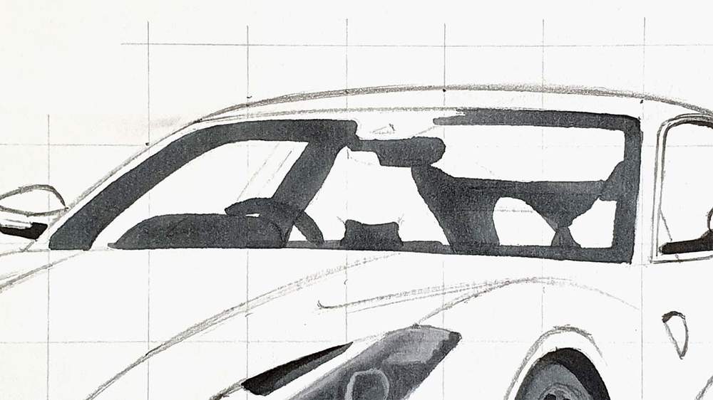 how to draw a ferrari 812 superfast
