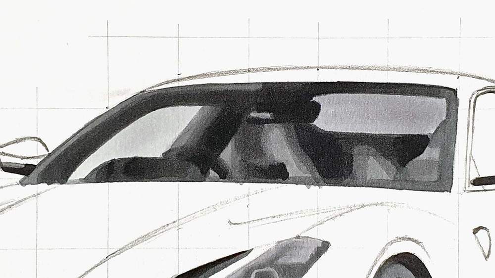 how to draw a ferrari 812 superfast