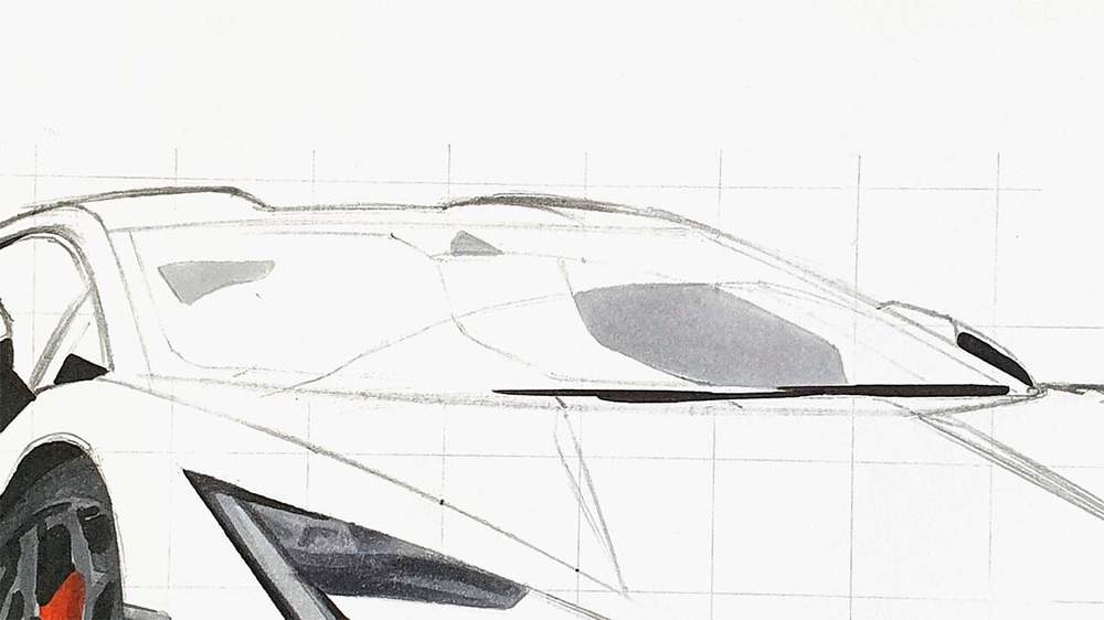 how to draw a lamborghini revuelto