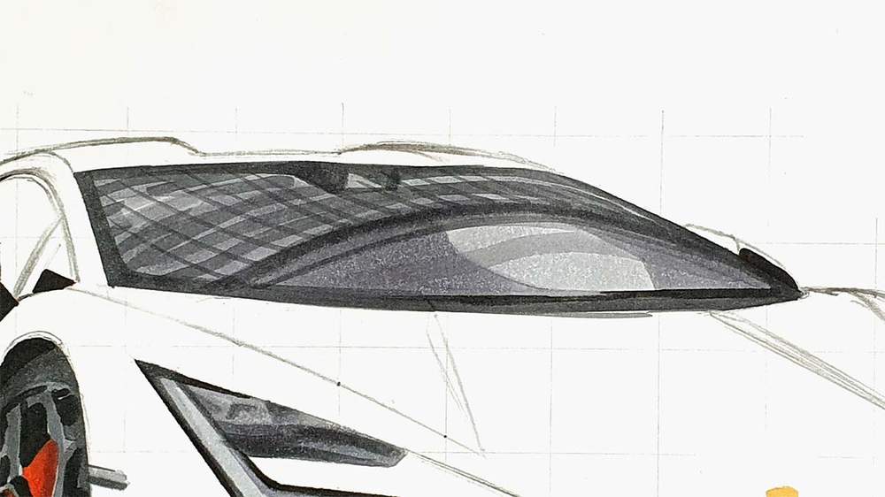 how to draw a lamborghini revuelto