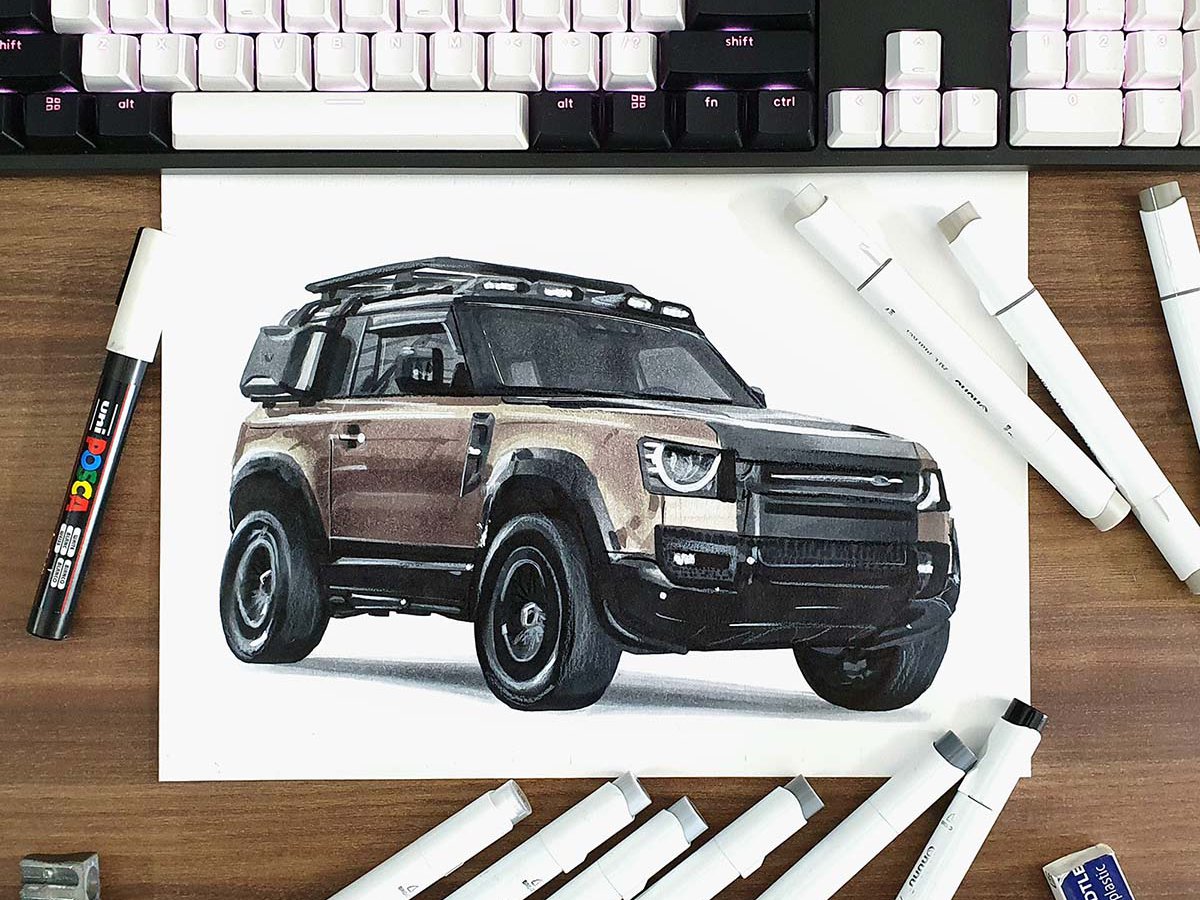 Cadillac Drawing