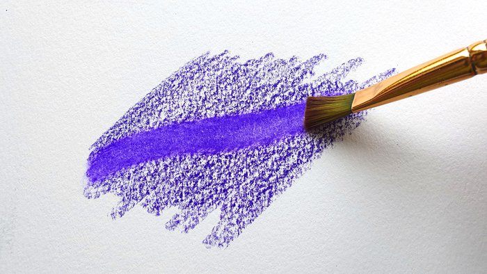 blending colored pencils using solvent. colored pencil techniques