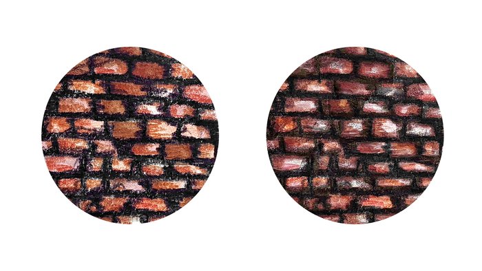 drawing cobblestone texture step 5 and 6