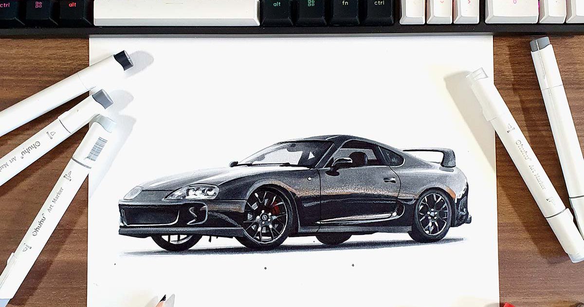 How To Draw Toyota Cars Luuk Minkman