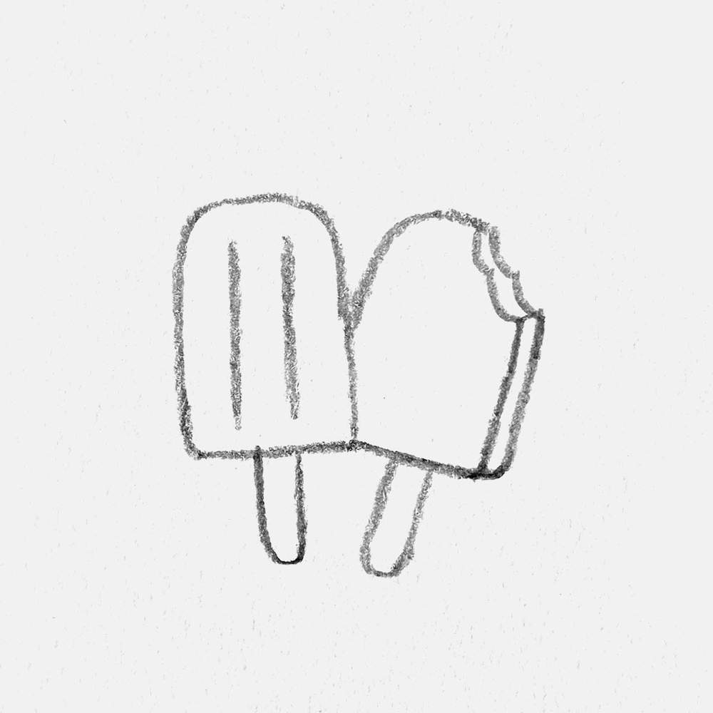 easy popsicle doodle