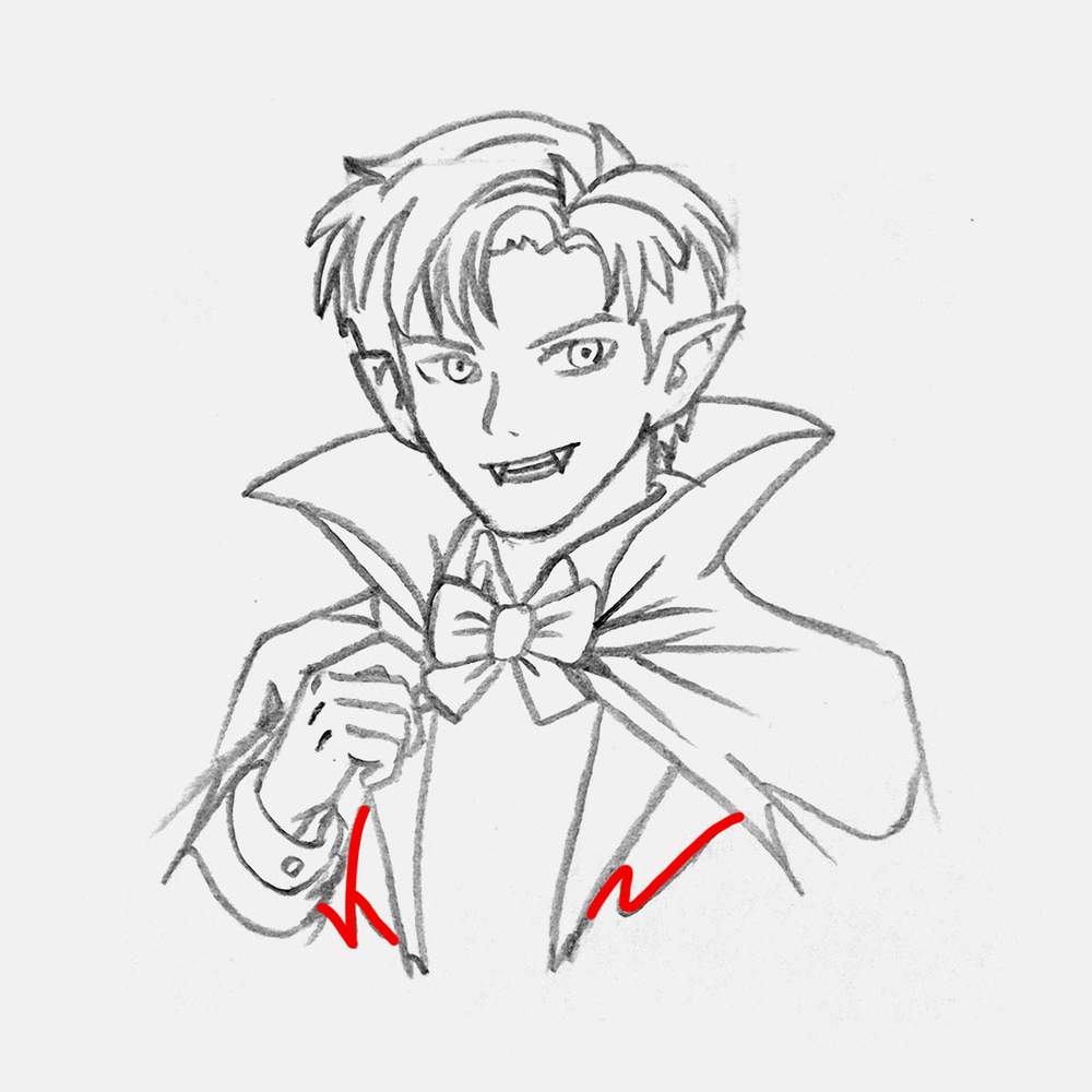 Add more parts of the vampire waistcoat