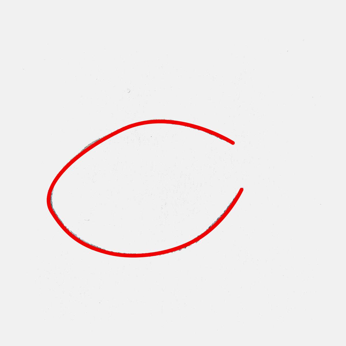 easy koi fish drawing tutorial step 1: sketch a big oval shape for the main body of the koi fish
