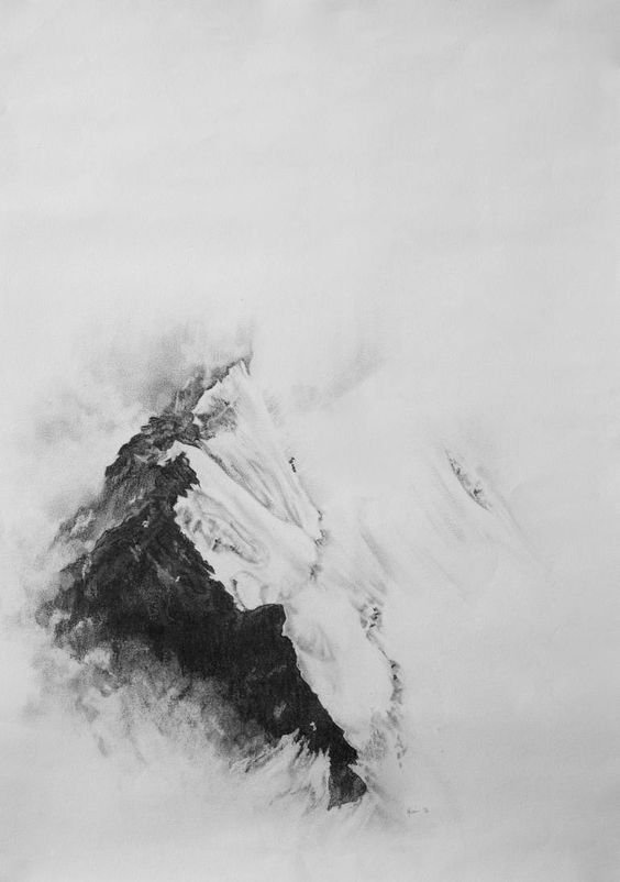 mountain drawing