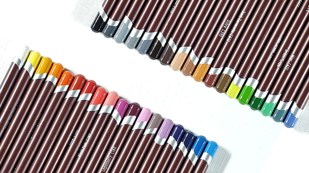 derwent coloursoft 36 color set colors