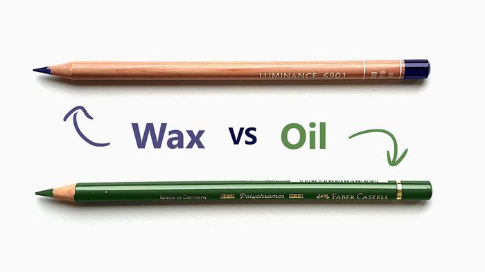 wax based colored pencil and oil-based colored pencils - different types of colored pencils - tips for beginners