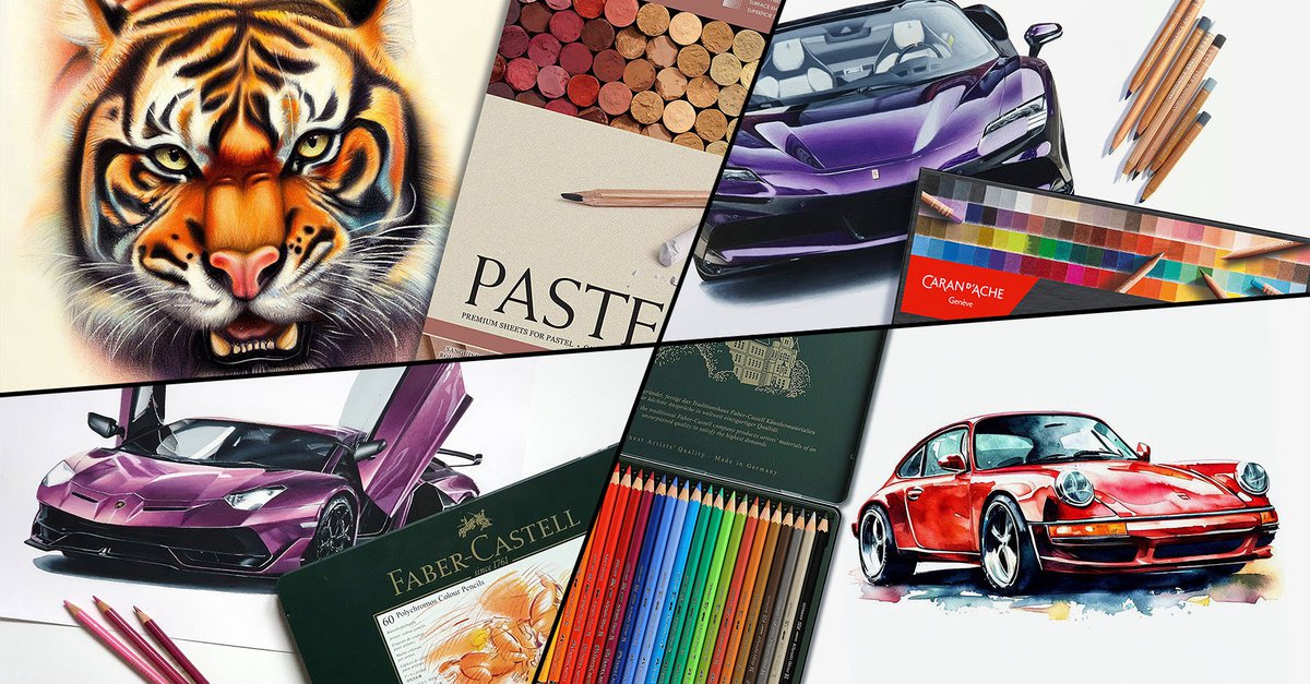 All types of colored pencils explained and compared