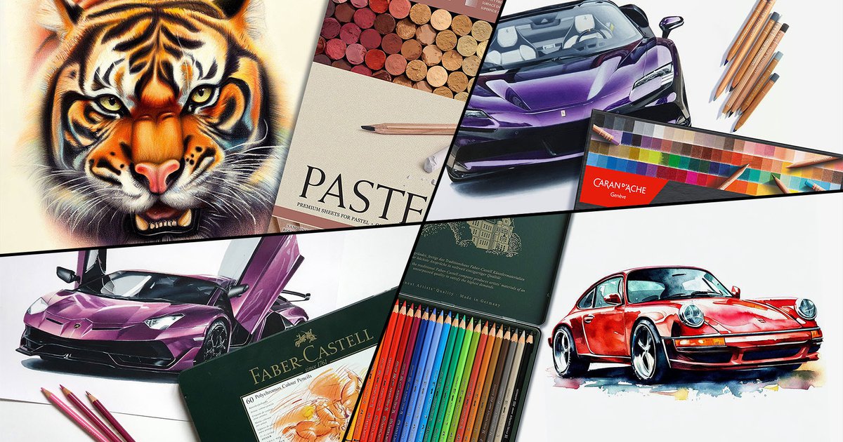 All types of colored pencils explained and compared