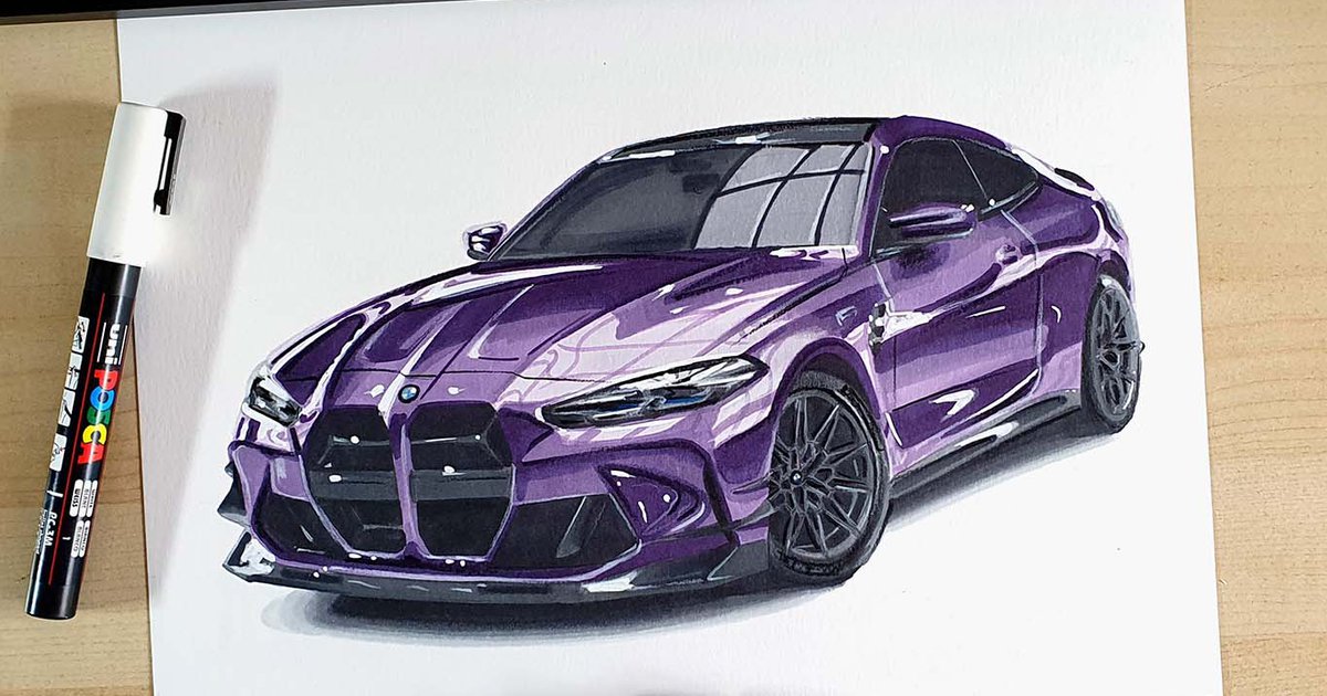 How To Draw BMWs How To Draw A Bmw M4 Easy Step By Step Tutorial 1200x630 Q85 Crop Subsampling 2
