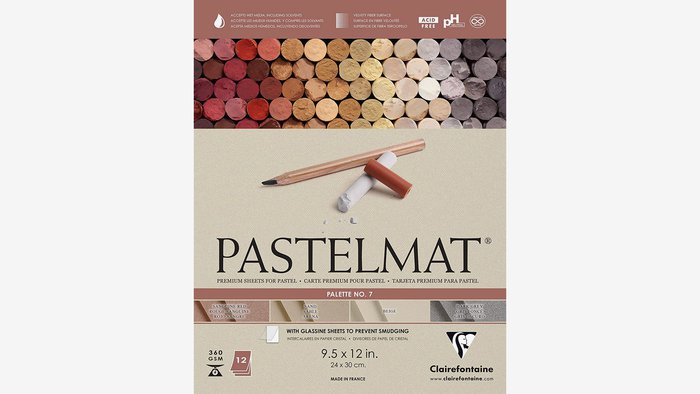 Pastelmat - Papier pour pastels - bloc n°4 - assorti
