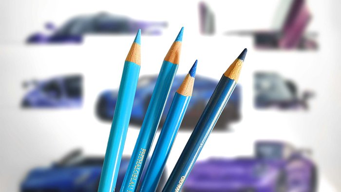 Cool Colourful Pencils | Fun Bright Pencils | School Pencils