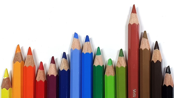 colored pencils sorted by color. How long do colored pencils last?