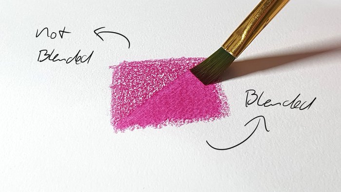 brush with solvent blending colored pencils - Common solvent blending mistakes to avoid when blending colored pencils