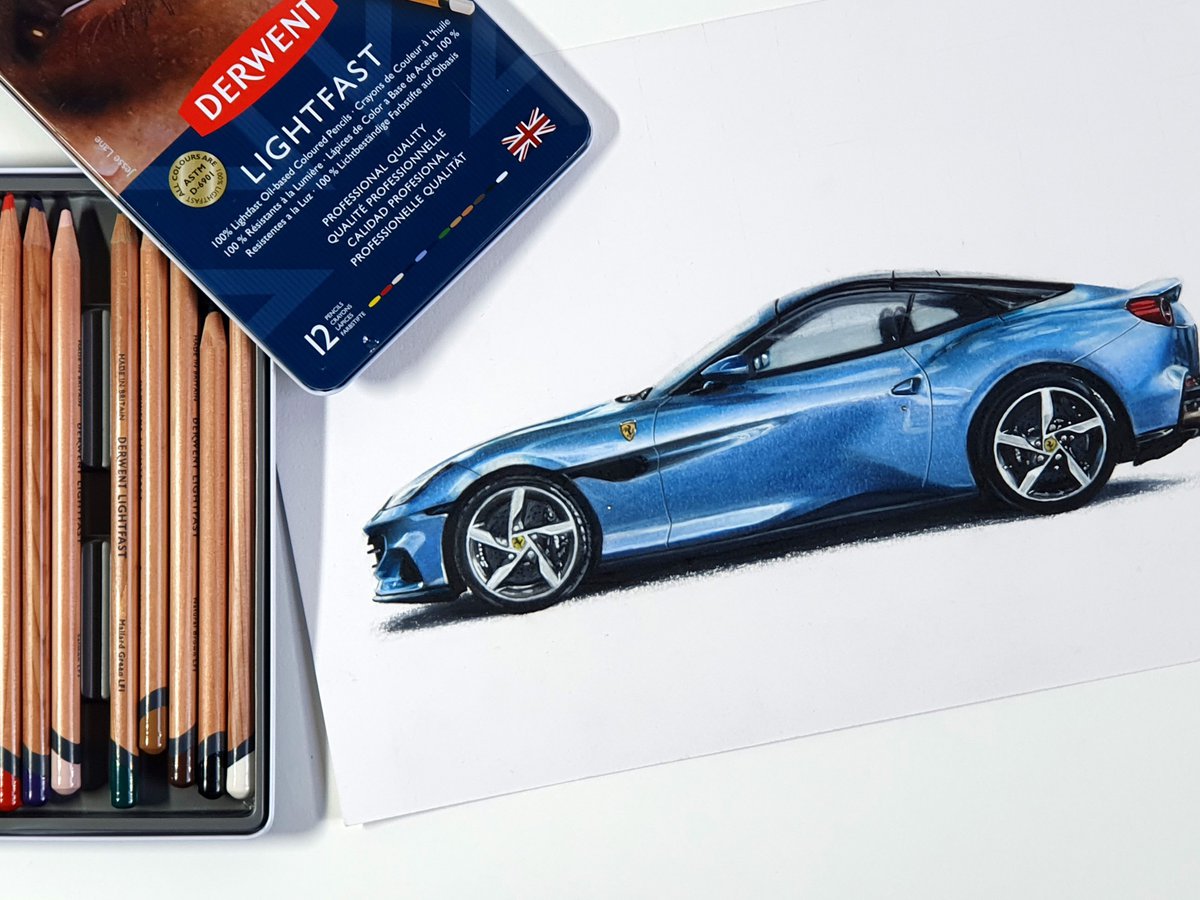 Fueled by Clouds & Coffee: Product Review: Derwent Lightfast Colored Pencils