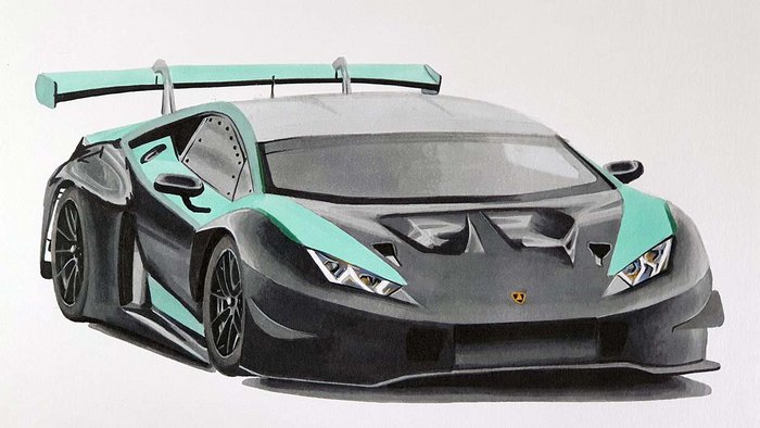 How to Draw a Lamborghini Race - How To Draw A Lamborghini Race Car Lamborghini Huracan Gt3 Evo 700x700 Q85 Subsampling 2