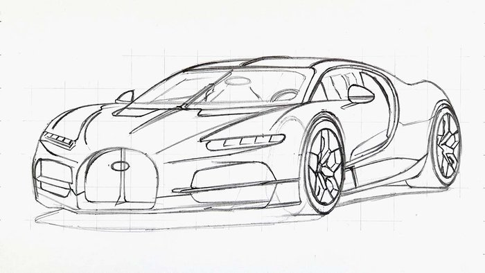 Bugatti Tourbillon Sketch